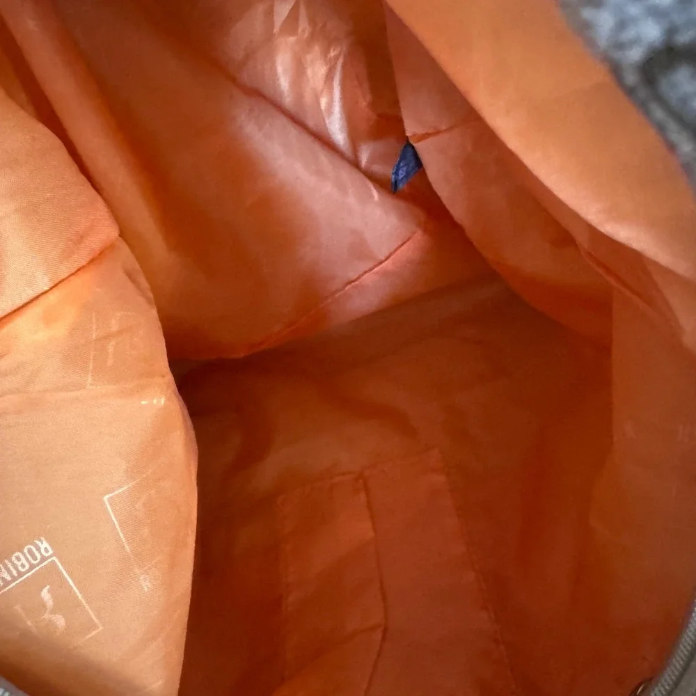 Robin Ruth Jamaica Travel Shoulder Bag‎ Hobo Purse Beige Orange